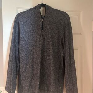 lululemon athletica Men's Charcoal Zip-Up Sweater